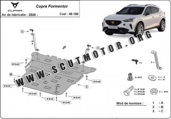 Scut motor metalic  Cupra Formentor