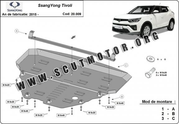 Scut motor metalic SsangYong Tivoli