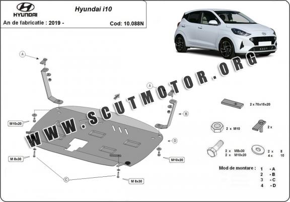 Scut motor metalic Hyundai i10