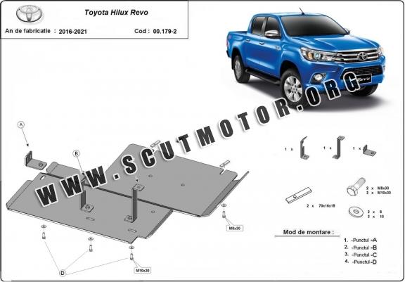 Scut reductor din aluminiu Toyota Hilux Revo