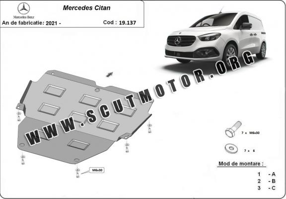 Scut motor metalic Mercedes Citan