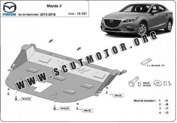 Scut motor metalic Mazda 3