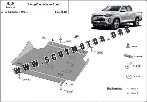 Scut cutie de viteză Ssangyong Musso Grand