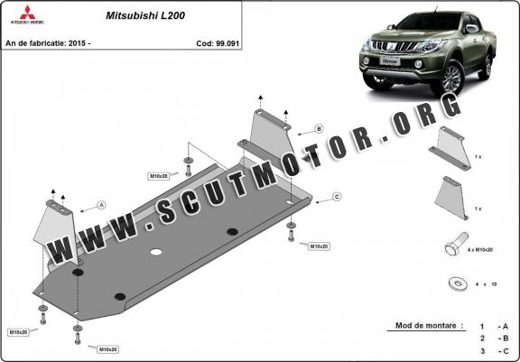 Scut rezervor Mitsubishi L200