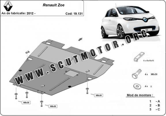 Scut motor metalic Renault Zoe 