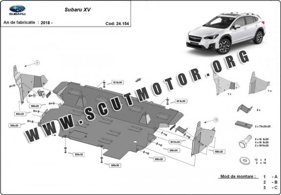 Scut motor metalic Subaru XV