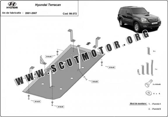 Scut rezervor Hyundai Terracan