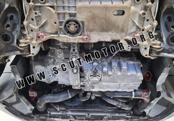 Scut motor metalic Seat Altea (cutie de viteză manuală)