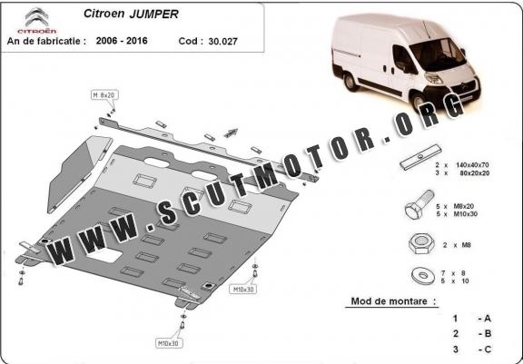 Scut motor metalic Citroen Jumper