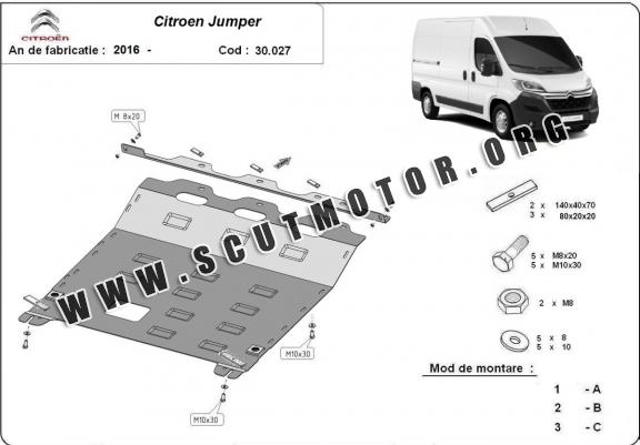 Scut motor metalic Citroen Jumper