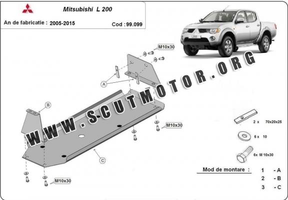 Scut rezervor Mitsubishi L200