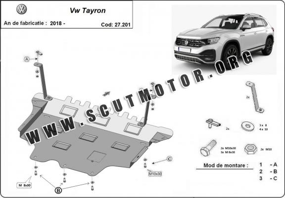 Scut motor metalic VW Tayron