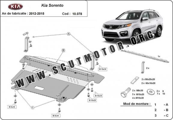 Scut motor metalic Kia Sorento