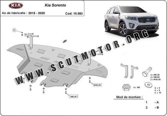 Scut motor metalic Kia Sorento