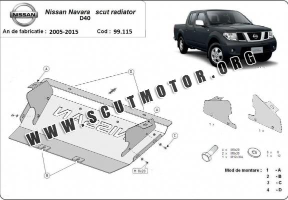 Scut radiator Nissan Navara