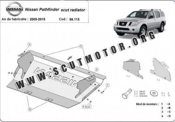 Scut radiator Nissan Pathfinder