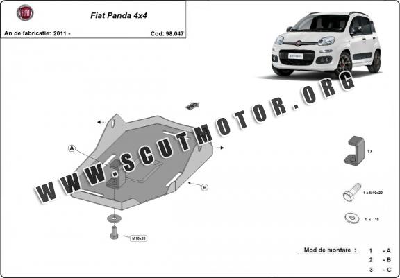 Scut diferențial spate Fiat Panda 4x4