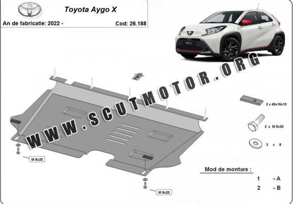 Scut motor metalic Toyota Aygo X