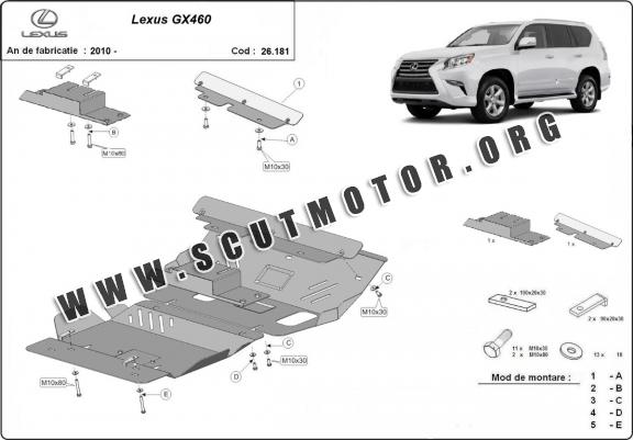 Scut motor metalic Lexus GX460