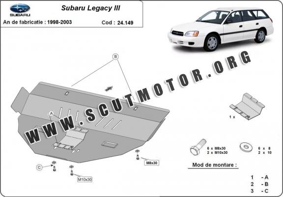 Scut motor metalic Subaru Legacy III