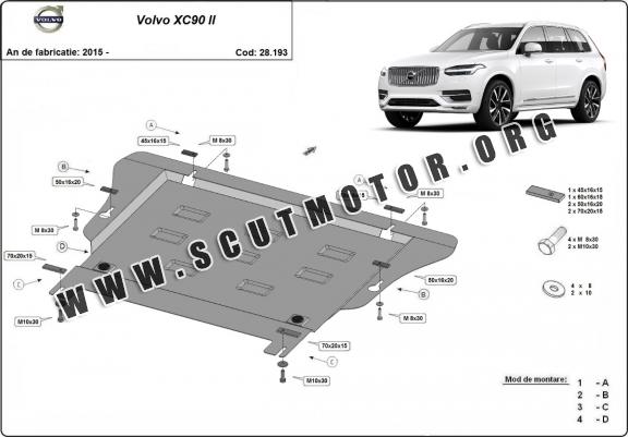 Scut motor metalic Volvo XC90