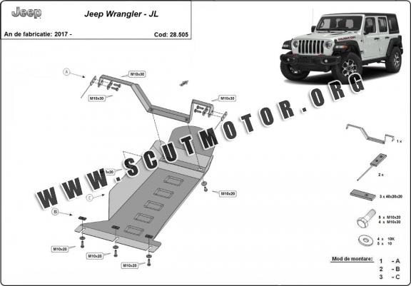 Scut motor Jeep Wrangler - JL