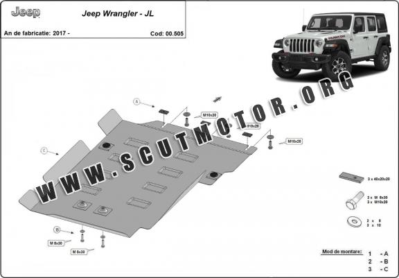 Scut cutie de viteză Jeep Wrangler - JL