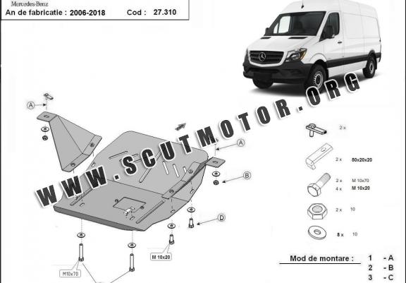 Scut motor metalic Mercedes Sprinter