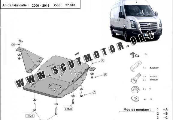 Scut motor metalic Volkswagen Crafter