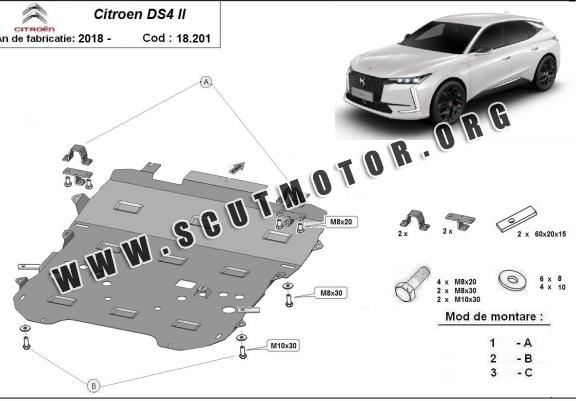 Scut motor metalic Citroen DS4 II