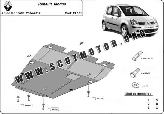 Scut motor metalic Renault Modus