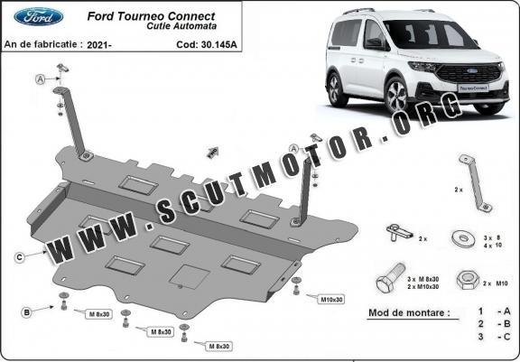 Scut motor metalic Ford Tourneo Connect - cutie de viteză automată