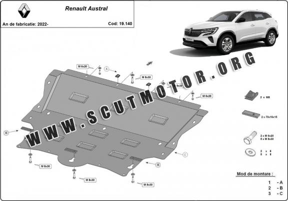 Scut motor metalic Renault Austral