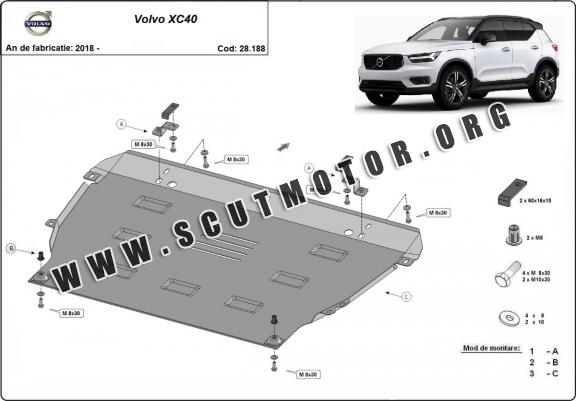 Scut motor metalic Volvo XC40