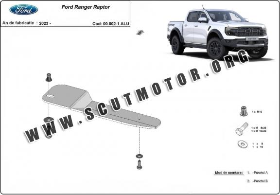 Scut filtru combustibil și conducte din aluminiu Ford Ranger Raptor