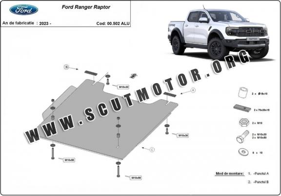 Scut reductor din aluminiu Ford Ranger Raptor