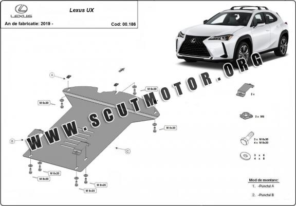 Scut antifurt catalizator pentru Lexus UX