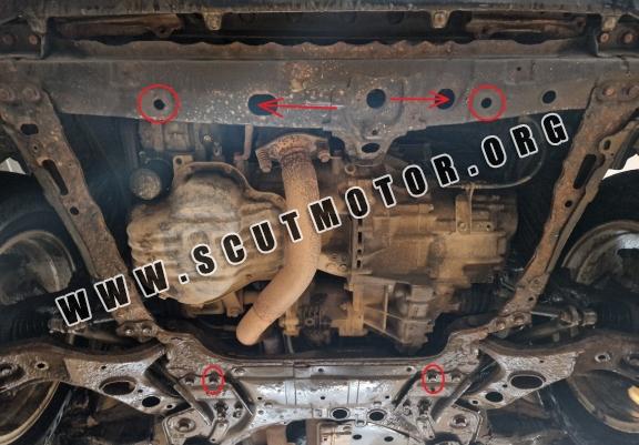 Scut motor metalic Toyota RAV 4, motorizare benzina