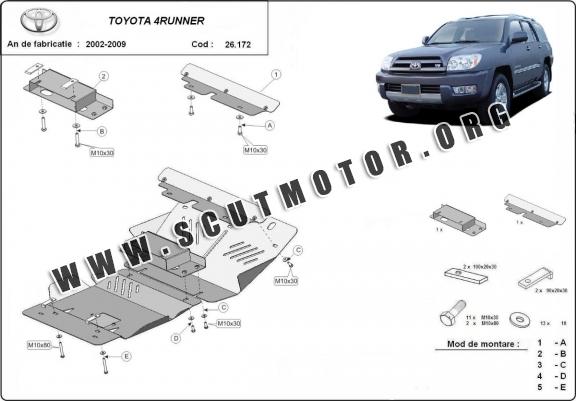 Scut motor din aluminiu Toyota 4Runner