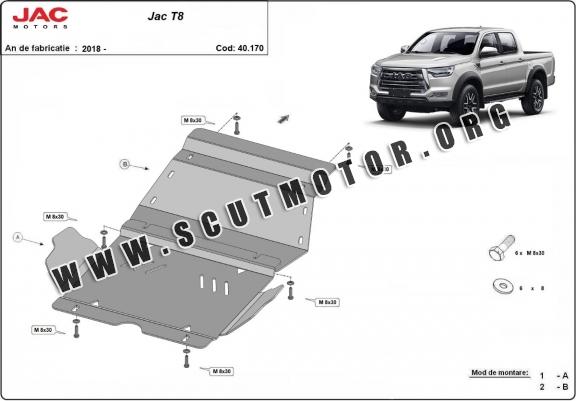 Scut motor din aluminiu Jac T8