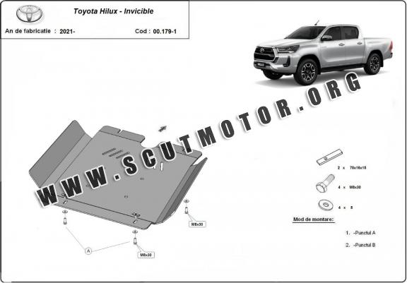 Scut cutie de viteză din aluminiu Toyota Hilux Invincible