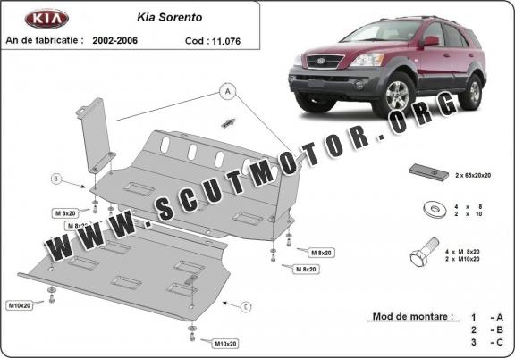 Scut motor metalic Kia Sorento