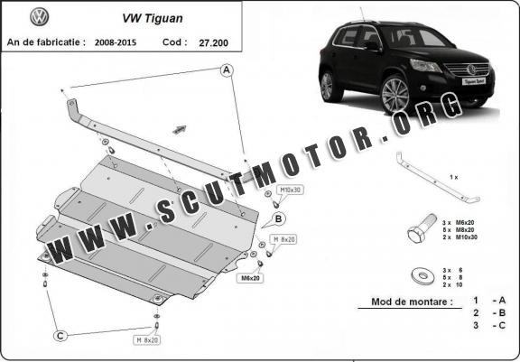 Scut motor metalic VW Tiguan