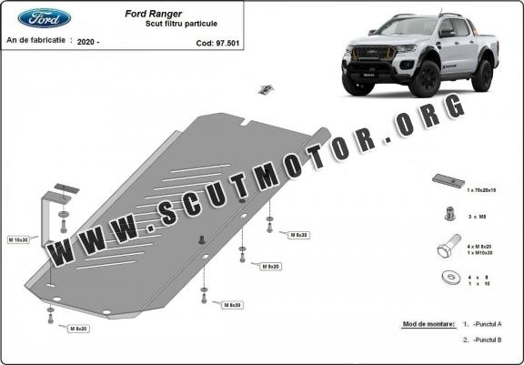 Scut filtru particule Ford Ranger