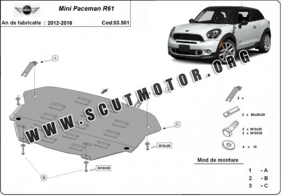 Scut motor metalic Mini Paceman R61