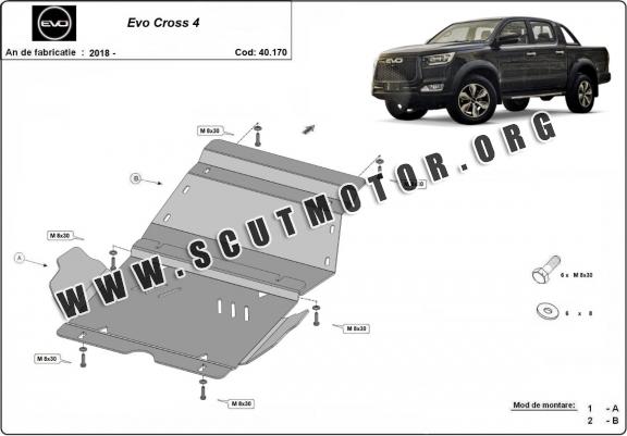 Scut motor metalic Evo Cross 4