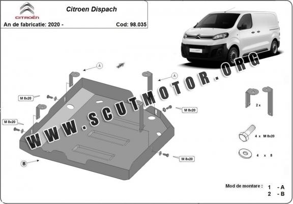 Scut rezervor AdBlue Citroen Dispatch 