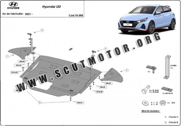 Scut motor metalic Hyundai i20