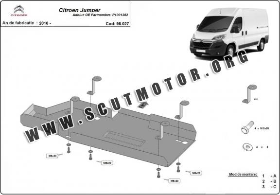 Scut rezervor AdBlue Citroen Jumper