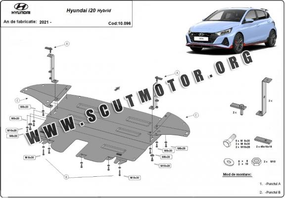 Scut motor metalic Hyundai i20 Hybrid